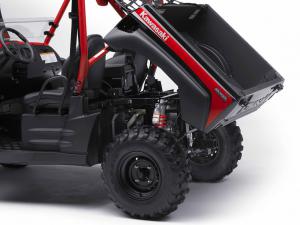 2009 kawasaki teryx 750 fi 44 preview, Gas assisted tilting cargo bed is now standard across the Teryx line