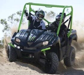2009 kawasaki teryx 750 fi 44 preview, The Teryx Sport Monster Energy features upgraded suspension components and a very nice black and green paint scheme