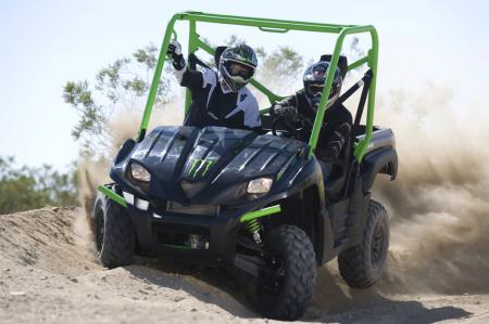 2009 kawasaki teryx 750 fi 44 preview, The Teryx Sport Monster Energy features upgraded suspension components and a very nice black and green paint scheme