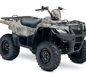 2009 suzuki atv lineup unveiled, Power steering has been a fantastic evolution for utility ATVs and Suzuki has joined the likes of Honda Yamaha and Polaris by introducing it on the KingQuad 500 and 750