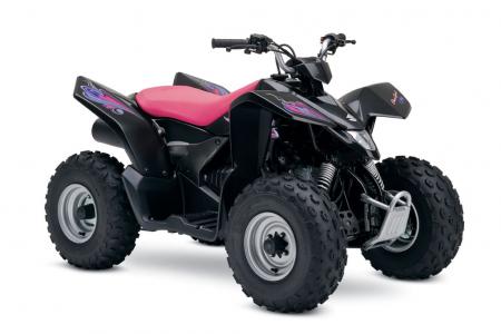 2009 suzuki atv lineup unveiled, Suzuki s youth models look pretty in pink