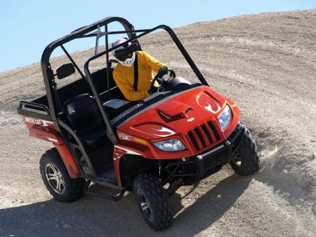 2009 arctic cat prowler lineup review, Impressive straight ahead acceleration marks the 2009 Prowler 1000 XTZ