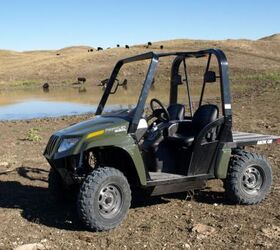 2009 arctic cat prowler lineup review, Farmers and ranchers will find value in the 550 Flat Bed