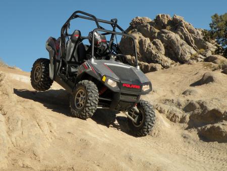 2009 polaris ranger rzr s review, Thanks to its 60 inch width and long travel suspension the RZR S is capable of a little rock crawling when you re tired of going fast