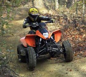 2008 ktm xc 450 review, Seemingly everything about KTM s four wheeler was designed with racing in mind