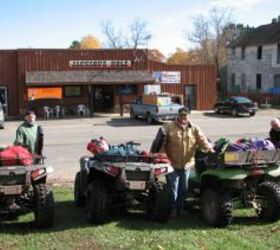 2009 polaris sportsman xp 850 550 review, The test crew consisted of long range riders Les Pinz Larry Koch and Scott Eilertson left to right