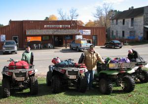 2009 polaris sportsman xp 850 550 review, The test crew consisted of long range riders Les Pinz Larry Koch and Scott Eilertson left to right