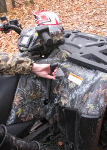 2009 polaris sportsman xp 850 550 review, Polaris inline shifting is easy and smooth