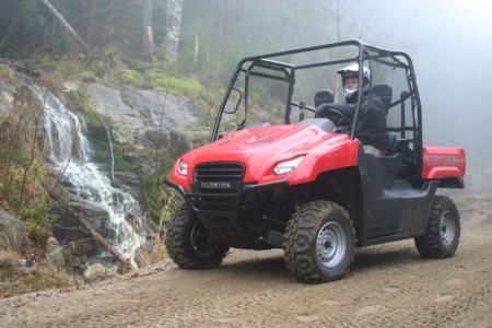 2009 honda big red review, It may not go particularly fast but at least you can enjoy the views from the cab of the Big Red