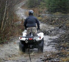 2009 honda fourtrax rancher at review, The automatic setting on the transmission occasionally shifted at what felt like the wrong time on climbs and descents