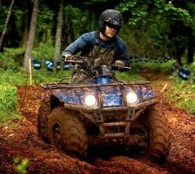 2009 yamaha big bear 400 irs 44 review, Yamaha s sealed rear disc braking system really helps this ATV stand out