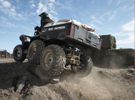 2009 polaris sportsman big boss 66 800 efi review, You can see why having two sets of independent rear suspension comes in handy