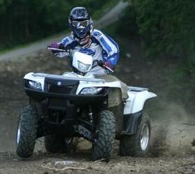 2009 suzuki kingquad 750 power steering review, Steering action is noticeably lighter at any speed