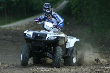 2009 suzuki kingquad 750 power steering review, Steering action is noticeably lighter at any speed