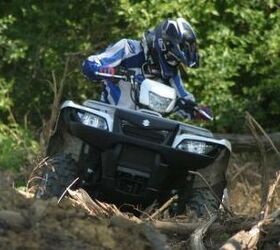 2009 suzuki kingquad 750 power steering review, It s much easier to hold a line in gnarly conditions with power steering