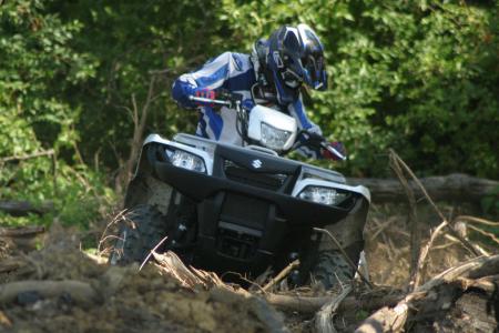 2009 suzuki kingquad 750 power steering review, It s much easier to hold a line in gnarly conditions with power steering