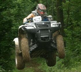 2009 suzuki kingquad 750 power steering review, Time to test out the plushness of the suspension