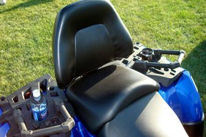 2010 polaris atv lineup preview, It s the most comfortable passenger seat we ve ever been on Little touches like cup holders with a tension strap help set the 850 and 550 Touring apart