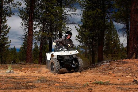2009 kawasaki prairie 360 44 review, The Prairie 360 4x4 will go just about anywhere you d need it to