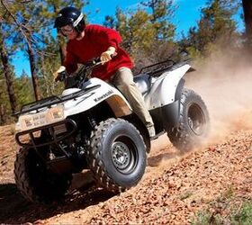 2009 kawasaki prairie 360 44 review, Use the engine braking to help slow you down on a descent