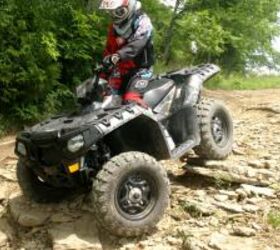 2009 polaris sportsman 850 xp eps review, The EPS equipped 850 XP was designed to provide easier steering effort at low speeds like when you re crawling down a rocky descent