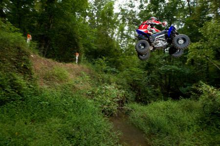 2010 yamaha yfz450x review, Our fearless writer takes a leap of faith on the YFZ450X