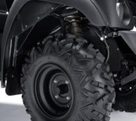 2010 kawasaki mule and teryx lineup unveiled, 26 inch Maxxis Bighorn radial tires give the Mule a lot more off road bite