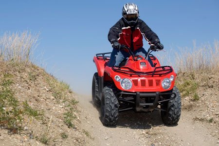 2009 arctic cat 366 44 review, At low speeds the 366 proves itself quite capable over technical terrain
