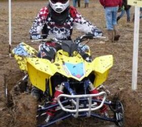 2009 suzuki quadracer lt r450 review woods racer, Our fearless writer prepares for his first woods race in more than three years