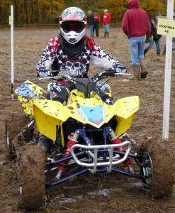 2009 suzuki quadracer lt r450 review woods racer, Our fearless writer prepares for his first woods race in more than three years