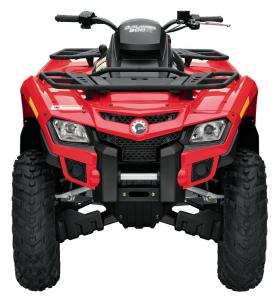 2010 can am outlander 800r efi review, You won t mistake the striking Outlander for any other utility quad