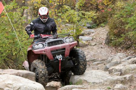 2010 kawasaki brute force 750 4x4i review, Rock crawling is just one area where the Brute Force 750 shines