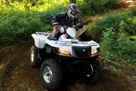 2009 suzuki kingquad 500axi review, Power steering makes a world of difference to the handling of the KingQuad 500