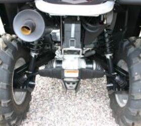 2009 can am outlander max 800r efi xt review, The Torsional Trailing Independent rear suspension in unique to Can Am