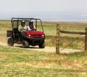 2010 kawasaki mule 4010 trans4x4 review, Pointing to its intentions as a work vehicle the Mule has been governed with a maximum speed of 25mph