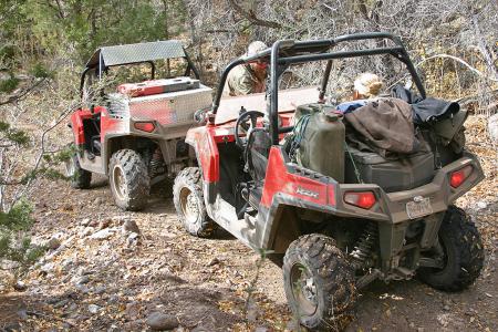 2010 polaris ranger rzr review, It may be a sport machine at heart but the RZR can still haul the goods for a long trip