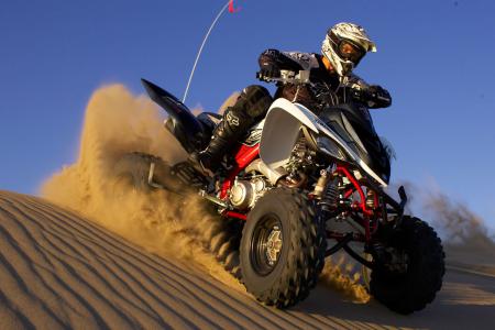 2010 yamaha yfz450r and raptor 700r se review, If you re looking for a dune specific ride The Raptor 700R SE makes the most sense to us