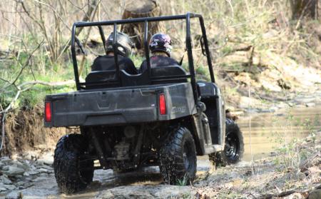 2010 polaris ranger 400 review, The Ranger 400 would be a good work companion as long as you can stop playing long enough to get anything done