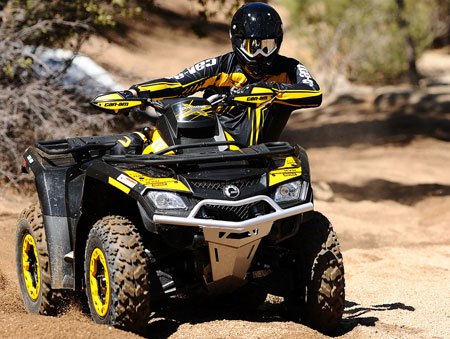 2011 can am commander preview, If you re looking for a race ready utility ATV Can Am offers its new Outlander 800R X xc
