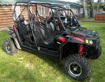 2011 polaris ranger and atv lineup preview, We love the new red and black RZR 4 for 2011