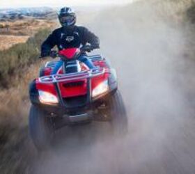 2010 honda fourtrax rincon review, Honda s Electric Shift Program allows you to manually shift gears a feature we especially like while descending steep hills