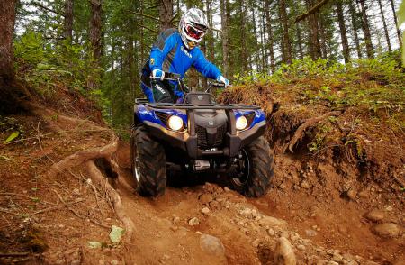 2011 yamaha grizzly 450 4x4 eps review, Thanks to power steering handling the Grizzly in tight quarters and over rocky terrain is far less fatiguing on the rider