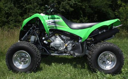 2009 kawasaki kfx700 review, The KFX700 is a sporty trail machine with utility lineage