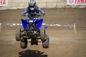 2011 yamaha raptor 125 review, Because the Raptor 125 is so light it s ridiculously easy to flick around