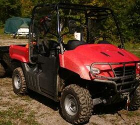 2010 honda big red muv review, We didn t give the Big Red much of a rest during our gruelling test session