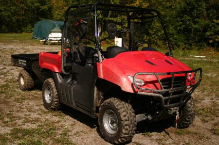 2010 honda big red muv review, We didn t give the Big Red much of a rest during our gruelling test session