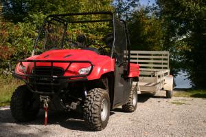 2010 honda big red muv review, Getting our PWC to a poorly maintained public launch was made much easier by the Big Red s locking differentials