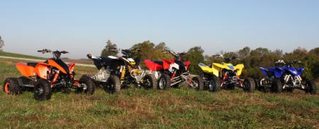 2010 450cc motocross shootout part 1, The five contenders for our 2010 450cc Motocross Shootout