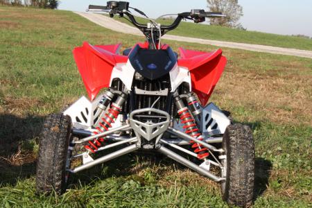 2010 450cc motocross shootout part 1, Polaris Outlaw 450 MXR