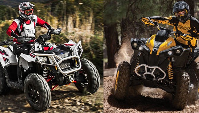 2014 can am renegade 1000 vs polaris scrambler 1000 specs shootout